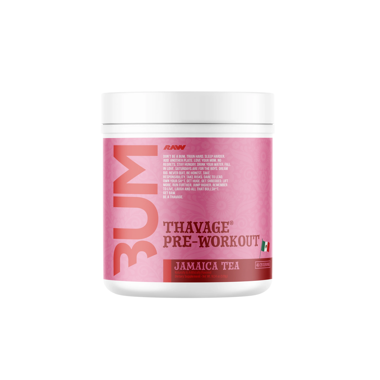 Bum Thavage Pre-workout